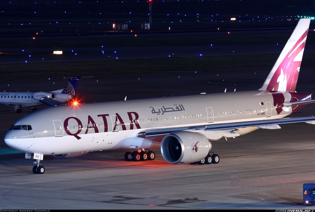 Resultado de imagem para Boeing da Qatar Airways voo mais longo do mundo